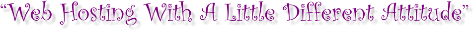 �Web Hosting With A Little Different Attitude�